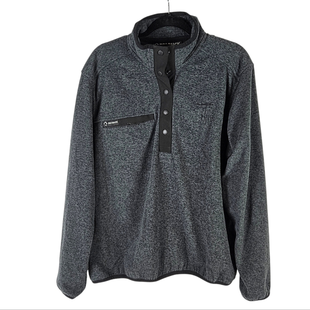 Dri-Duck Rangler Fleece Womens Charcoal Pullover